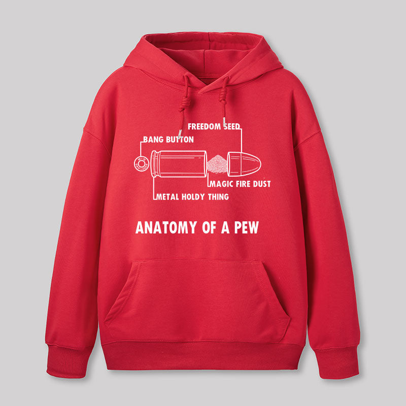 ANATOMY OF A PEW Geek Hoodie