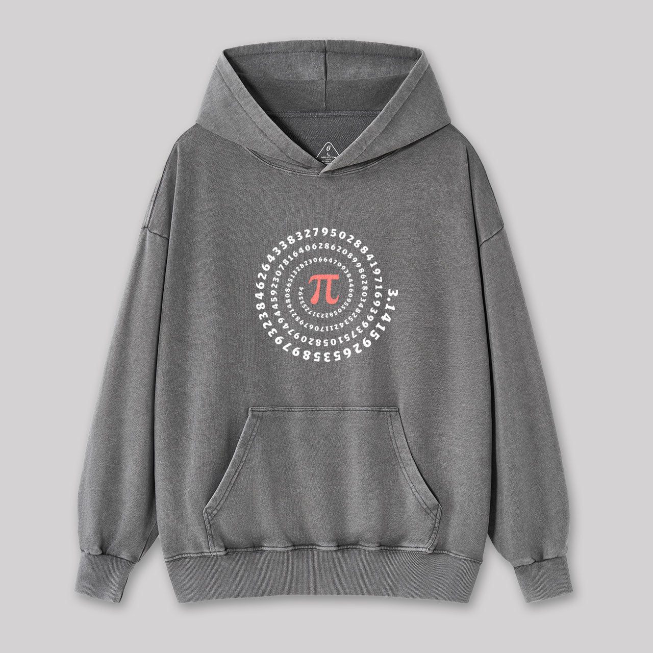 Pi Science  Number Sequence Classic Washed Hoodie
